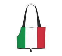Foldable Pet Italian flag Shoulder Bag - Portable Travel Carrier for Small Dogs&Cats, Waterproof with Safety Clip