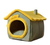Foldable Pet Nest: Cozy Dog House and Cat Bed for Winter, Removable and Warm Enclosed Kennel, Convertible Sofa for Pets