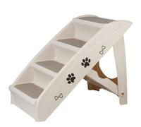 Foldable Pet Stairs 4 Non-Slip Steps Dog Ladder w/Support Frame for High Bed