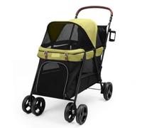 Foldable Pet Stroller for Dogs & Cats - Lightweight, Compact, Easy to Maneuver - Ideal for Small Animals, Travel-Friendly Design, Durable & Comfortable - Perfect for Pet Owners