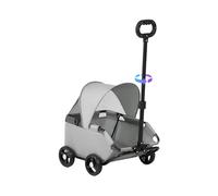 Foldable Pet Stroller for Small to Mum Dogs & Cats Lightweight with STO Basket & Cup Holder Ideal Dog & Cat Stroller for Easy Travel and Outdoor Use