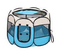 Foldable Pet Tent 8 Panel Mesh House Portable Lightweight Compact Waterproof Oxford Cloth Breathable Anti-Mosquito Fence Maternity Ward Recovery Room for Dogs Cats Rabbits Hamsters