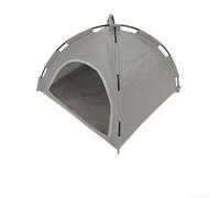 Foldable Pet Tent For Indoor Outdoor Use,Portable Cat House Ventilated Mesh for WINDOWS,Waterproof Shelter For Small Dogs Cats Rabbits Under 35Lbs(Gray-M Size)