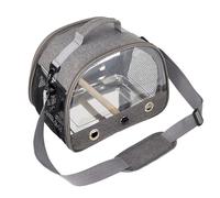 Foldable Pet Transporter - Stainless Steel Perch, Carry Bag with Shoulder Strap, Lightweight Pigeon Box, Outdoor Adventure, Camping, Park, Case, Safe House for Rabbits, Chinchil