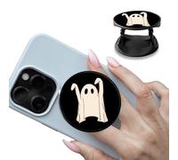 Foldable Phone Grip Holder with Dance Spectre,Multi-Function Finger Grip Expanding Kickstand Self-Adhesive Circle Shape Collapsible Brackets Stand for Smartphones and Tablets