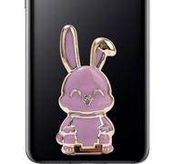 Foldable Phone Holder Bunny - Cute Bunny Desk Phone Stand,Foldable Desktop Display Sticker Suitable for Most Phones