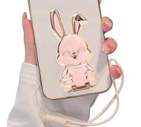 Foldable Phone Rabbit Phone Holder for Women and Girls | Foldable Lazy Buckle Bunny Paste for All Phones