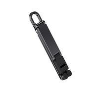 Foldable Phone Stand With Keychain - Foldable Portable Aluminum Alloy Holder | Office Desk Accessories - for Offices Video Recording Calling Home Outdoor Study Living Rooms Kitchen