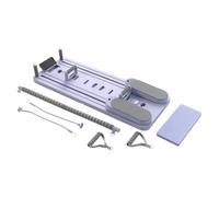 Foldable Pilates Board with Adjustable Resistance, Portable Reformer Machine for Core Training, Yoga & Full-Body Workout - Multi-Function Home Gym Equipment for Home & Studio Use Purple