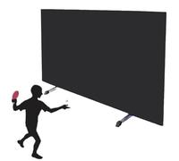 Foldable Ping Pong Baffle - 140cm Table Tennis Divider, Temporary Privacy Screen for Indoor & Outdoor Use, Enhance Game Experience & Space Separation