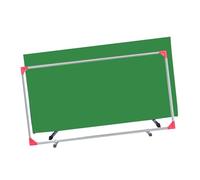 Foldable Ping Pong Court Surround Baffles,Table Tennis Picket Divider Fences,Galvanized Easier Ball Pickup,for Club School(Green,140x75cm-1pieces)