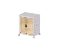 Foldable Plastic Shoe Rack Large Stackable Storage Organizer No Installation Required for Entryway Durable & Stable 1 Tier (W-38cm)