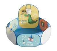 Foldable Playpen Tent - Ball Pit Pool | 31.5x42.52x46.46in Polyester Fabric, Compact 34.5x29x6cm Folded Size, Indoor Outdoor Nursery Kindergarten Bedroom Travel Toy for 6 Months