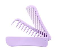 Foldable Pocket Comb - 2 In 1 Double Head Hairdressing Tool Personal Travel Grooming Kit Compact Hair Comb For | Portable Combs For Travel, Vac