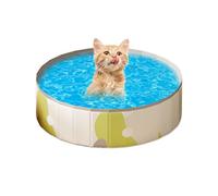 Foldable Pond | Portable Puppy Bathtub | Non-slip PVC Folding Mat for Dog Children Outdoor Garden Cooling Warm Weather Summer