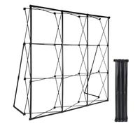 Foldable Pop-Up Background - Stretch Fabric Display for Photography Exhibits Weddings & Events - Sizes: 2x7.5ft 3.8x12.5ft 4.5x15ft 5x16.5ft 6x20ft