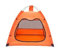 Foldable Pop-Up Cat Tent - Portable Indoor Cat House with Breathable Mesh Panels, Reversible Cushion & Washable Pad, Quick Setup, Compact Travel Shelter for Kittens & Adult Cats