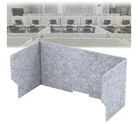 Foldable Portable Acoustic Desk Divider - 3 Piece Freestanding Office & Classroom Partition - Noise Reduction & Visual Distraction Control for Enhanced Focus