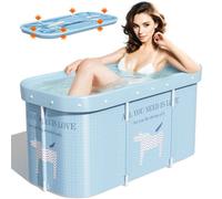 Foldable Portable Adult Soaking Tub Non Inflatable Bath 50Cmx 60Cm X 115Cm