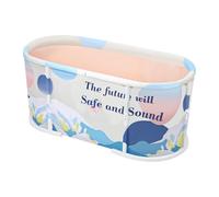 Foldable Portable Bath for Adult, Freestanding Soaking Bath for Hot and Ice Bath, Double-Hole Drainage