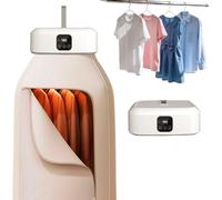 Foldable Portable Clothes Dryer,600W Mini Electric Laundry Dryer with Timer & Dry Bag,360° Dimensional Drying,Bearing Capacity 10kg,for Home,Dormitories,Travel
