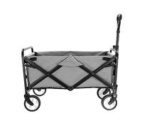 Foldable Portable Garden Cart - Heavy Duty Multi-Function Chariot for Shopping & Gardening, Load Capacity 80kg - Ideal for Outdoor Use & Easy Transport