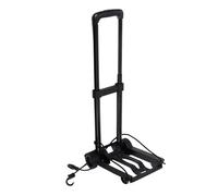 Foldable Portable Hand Truck with Retractable Tie Rod, Large Capacity Dolly Cart for Shopping, Travel. and Stable