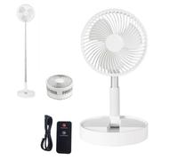 Foldable Portable Mini Fan Wireless Fan 4 Speed Settings USB Rechargeable