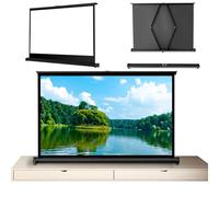 Foldable Portable Movie Screen, 4:3 16:9 4K HD, Foldable Anti-Crease Portable Projector Movies Screens, Portable Indoor Outdoor Movie Screen for Home Theater Backyard Cinema(16:9,40")