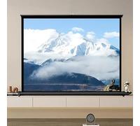 Foldable Portable Movie Screen, 4:3 16:9 4K HD, Wrinkle-Free Lightweight Projection Screen, Indoor Outdoor Movie Screen for Presentation Education Outdoor Indoor Public Display(16:9,50")