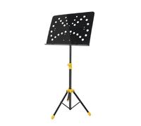 Foldable portable music stand， Height Adjustable Portable Fold Music Stand Black 48.5 x 140. cm