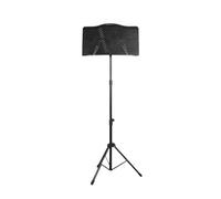 Foldable portable music stand， Music Stand With Height Adjustment And Fold, Black, 45x30x140cm