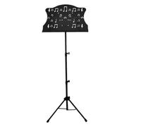 Foldable portable music stand， Tripod Music Stand Black Adjustable Height 103-150cm Fold With Carry Bag