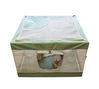Foldable Portable Pet Playpen for Kittens and Puppies with Storage Bag, Breathable Mesh Design for Indoor and Outdoor Use