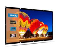 Foldable Portable Projector Screen 100/120 inch, 4K HD Lightweight Movie, 16:9 Front Rear Projection, for Indoor Outdoor Anti-Crease(60 inch)