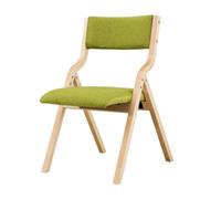 Foldable Portable Reclining Chair, No Installation Solid Wood Construction, Stable Comfortable Indoor Outdoor Use