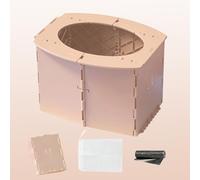 Foldable Potty Children, Removable, Washable, Travel Potty for Children for Hiking, Camping, Traffic Jam, Excursions, Available for Children from 1 to 5 Years (Pink)