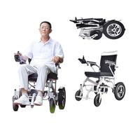 Foldable Power Wheelchairs,Ultra-Light Electric Wheelchair for Adults,Aluminum Frame,500W Motor,150Kg Capacity,Easy to Transport and Store,For Seniors 6.6A