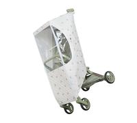 Foldable Pram Rain Cover Long Service Fabric Adjustable Year Round Pushchair Protector for Little Entities & Infants Adjustable Pushchair Cover