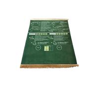 Foldable Prayer Mat,50x90cm Soft Guided Bilingual Educational Rug | Prayer Room Supplies,for Children Adults Beginners Home Travel School Porch Entryway Holiday