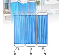 Foldable Privacy Screen with Silent Pulley, Sturdy Stainless Steel Frame for Enhanced Confidentiality in Medical and Beauty Settings