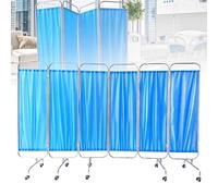 Foldable Privacy Screen with Silent Pulley, Sturdy Stainless Steel Frame for Enhanced Confidentiality in Medical and Beauty Settings