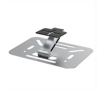Foldable Projector Stand Desk, Wall and Ceiling Mount Bracket with 180-Degree Rotation for Home Theater Silver
