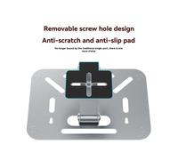 Foldable Projector Stand Desk, Wall and Ceiling Mount Bracket with 180-Degree Rotation for Home Theater Projector Silver