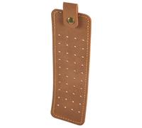 Foldable PU Leather Jewelry Organizer with Storage Clip for Travel | Portable Anti-loss Design, Fits Purse Neatly, Vanity Tabletop Use, Built-in Clip for Rings and Brooches