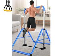 Foldable Pull Up Bar for Home Gym, Adjustable Height 160-210cm, Supports 330Lbs, Includes 2 Rings for Gymnastics and Strength Training