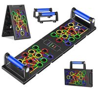 Foldable Push Up Board, 24-In-1 Multi-function Portable Home Workout Equipment, Fitness Workout Push-up Tools for Effectively Exercise the Muscle of the Upper Body Shoulders, Chest, Back and Triceps