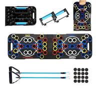 Foldable Push Up Board Multifunctional Push Up Bracket Board Arm Abdominal Muscle Training Portable Calisthenics Equipment For Men & Women Target Chest, Back & Triceps For Home Gym(Black3)