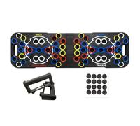 Foldable Push Up Board Multifunctional Push Up Bracket Board Arm Abdominal Muscle Training Portable Calisthenics Equipment For Men & Women Target Chest, Back & Triceps For Home Gym(Black1)