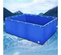 Foldable PVC Aquarium with Drain Valve - Multifunctional Water Tank for Garden, Pool, and Emergency Use - Perfect for Fish Farming and Water Storage